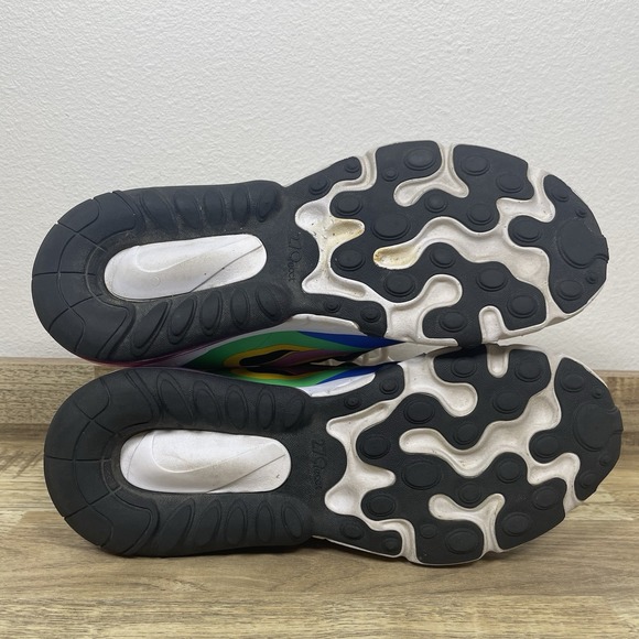 Nike Air Max‎ 270 React Gumball Sneakers GS Size 5.5Y Womens 7  CU4668-001 EUC - Picture 7 of 7
